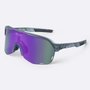 Óculos HUPI Huez Cinza - Lente Roxo Espelhado
