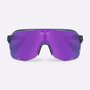 Óculos HUPI Huez Cinza - Lente Roxo Espelhado