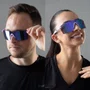 Óculos de Sol HUPI Nitro Roxo Lente Roxo Espelhado