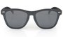 Óculos de Sol HUPI Seasons Preto - Lente Prata Espelhado