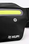 Pochete HUPI Slim Preto Zíper Amarelo