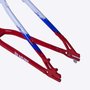 Quadro HUPI Naja V9 Branco/Azul/Vermelho Gancheira Horizontal