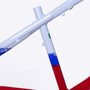 Quadro HUPI Naja V9 Branco/Azul/Vermelho Gancheira Horizontal