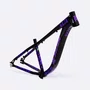 Quadro HUPI Naja V9 Preto/Roxo - Gancheira Horizontal
