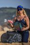 Raqueteira Beach Tennis HUPI ACE Cinza