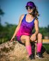 Regata Feminina HUPI Colors Roxo