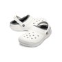 Sandália Crocs Classic Lined Clog Branco Unissex Sandália Crocs Classic Lined Clog Branco Unissex