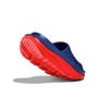 Sandalia Hoka Recovery Slide 3 Azul e Vermelho Sandalia Hoka Recovery Slide 3 Azul e Vermelho