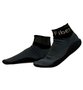 Bota Sapatilha Beach Tennis Fiber Multisports Cinza e Preto