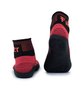 Bota Sapatilha Beach Tennis Fiber Multisports Coral e Preto
