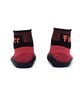 Bota Sapatilha Beach Tennis Fiber Multisports Coral e Preto