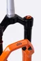 Suspensão HUPI BOX Tapered 120mm Laranja