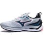 Tênis Mizuno Wave Mirai 4 Masculino Cinza e azul