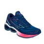 Tênis Mizuno Wave Creation 24 Azul e Rosa