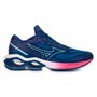 Tênis Mizuno Wave Creation 24 Azul e Rosa
