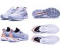 Tênis Mizuno Wave Mirai 4 Azul e Rosa