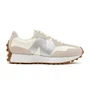 Tênis New Balance 327v1 Feminino Branco Off e Prata