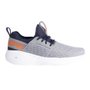 Tênis Skechers Go Run Fast Valor Cinza e Azul Marinho