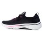 Tênis Skechers Go Walk Arch Fit Clancy Preto Rosa