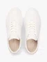 Tênis Tommy Hilfiger Leather Debossed Logo Court Masculino Branco