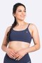 Top HUPI Pulse Azul Marinho