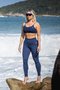 Top HUPI Pulse Azul Marinho