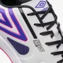 Chuteira Futsal Umbro Pro 5 Bump Club Branco e Preto
