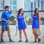 Vestido Beach Tennis Com Shorts Poliéster HUPI Joy