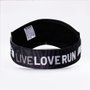 Viseira Para Corrida HUPI Live Love Run Preta