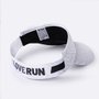 Viseira Para Corrida HUPI Live Love Run Branca