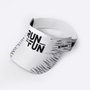 Viseira para Corrida Hupi Run For Fun Branco
