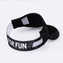 Viseira Para Corrida HUPI Run For Fun Preta