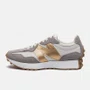 Tênis New Balance 327 v1 Feminino Cinza e Dourado