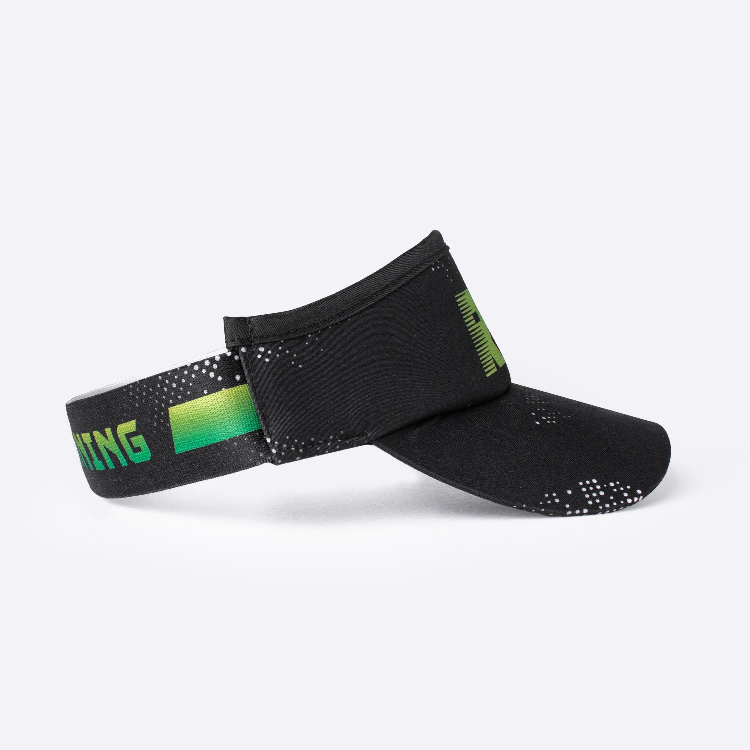 Viseira para Corrida Hupi Run Fast Preto Viseira para Corrida Hupi Run Fast Preto
