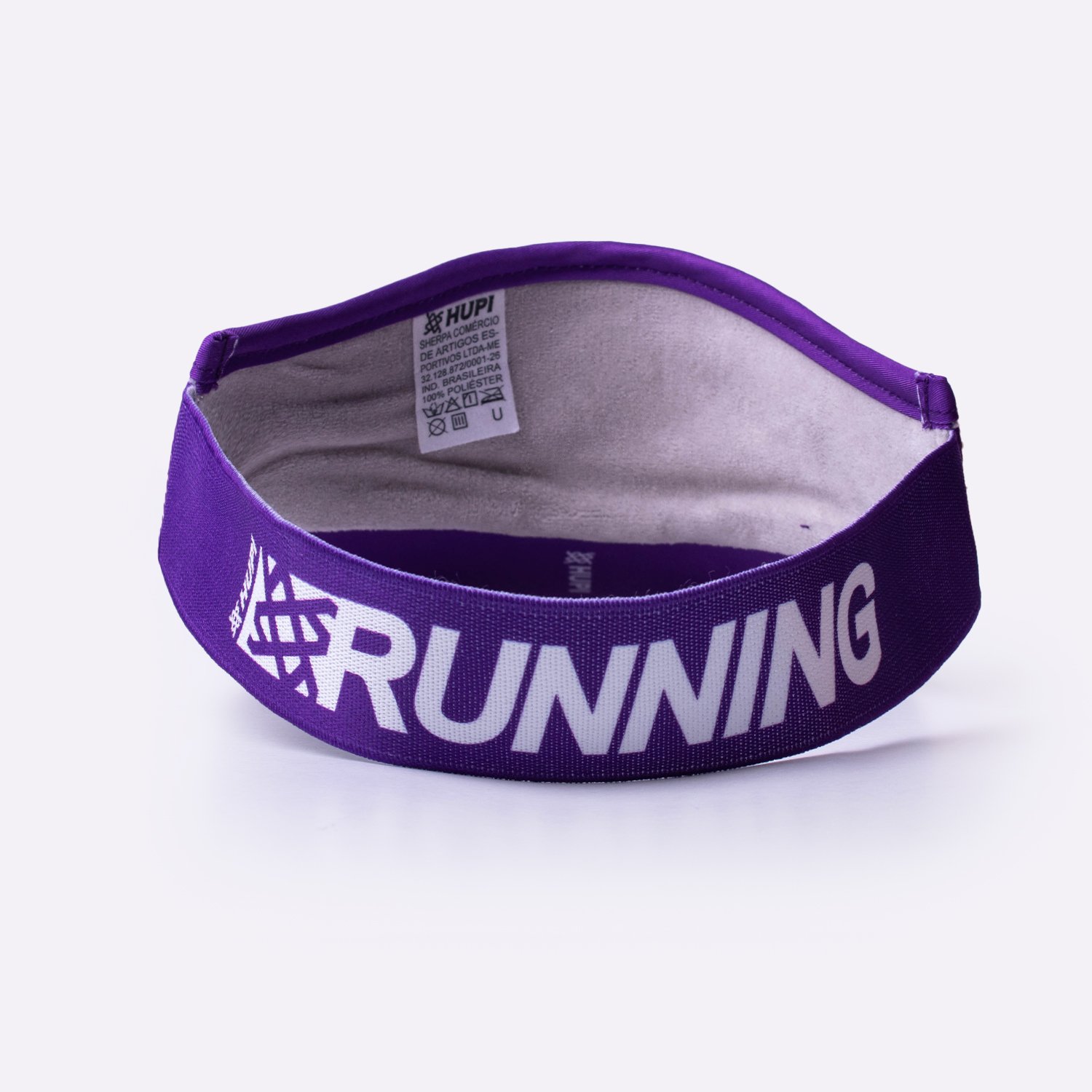 Viseira para Corrida HUPI RUN Roxo Liso Viseira para Corrida HUPI RUN Roxo Liso