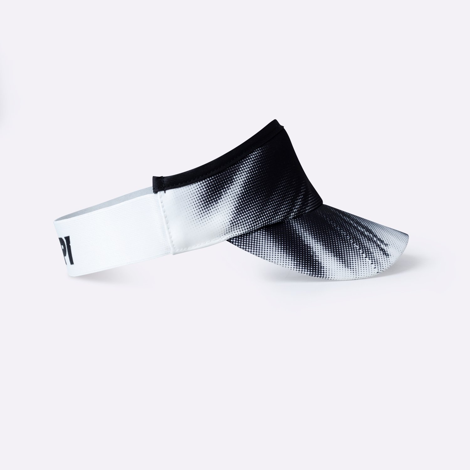 Viseira para Corrida HUPI Tuna Branco/preto Viseira para Corrida HUPI Tuna Branco/preto