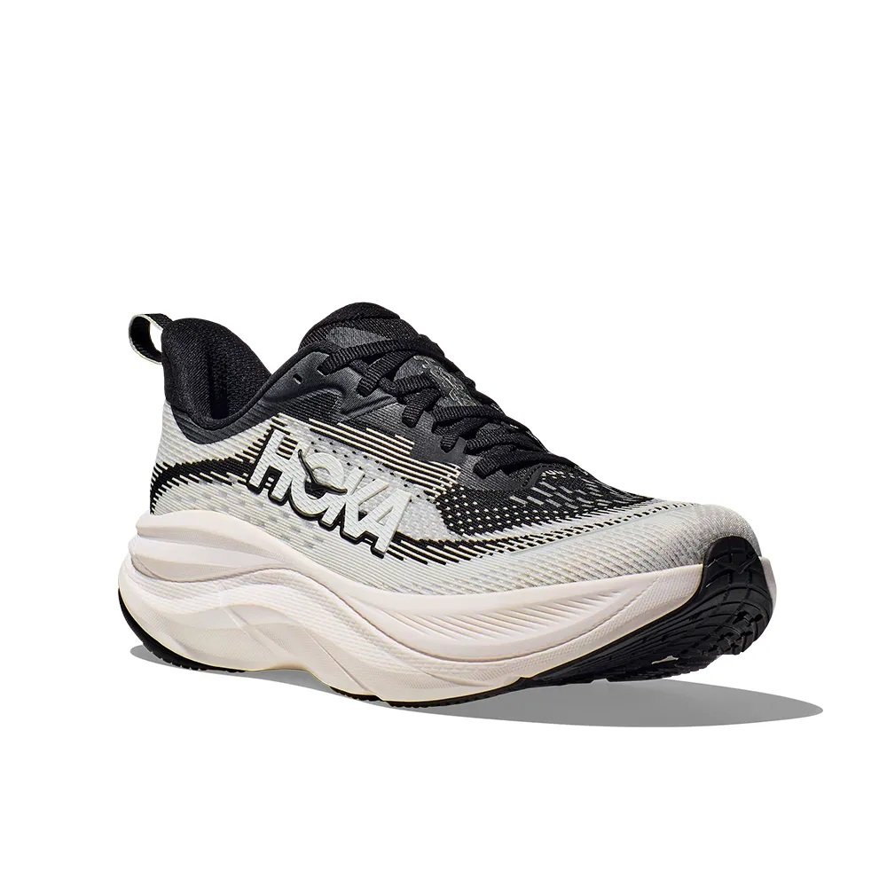 Tênis Hoka Skyflow Branco/Preto Feminino Tênis Hoka Skyflow Branco/Preto Feminino